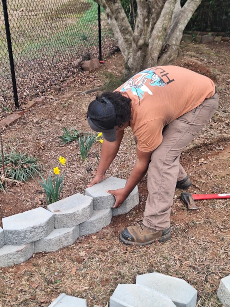 Second Flower Bed Before