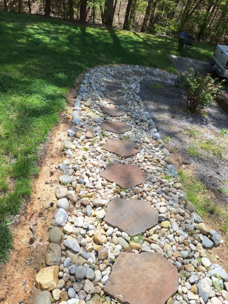 Yard Before Path Installation