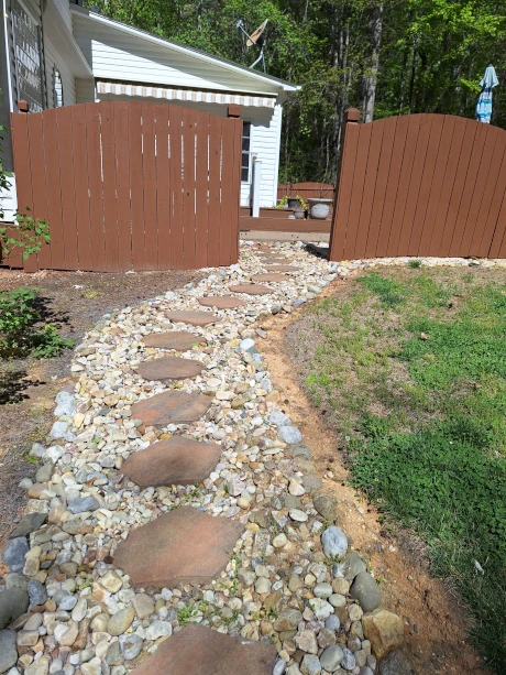 Garden Area Before Walkway