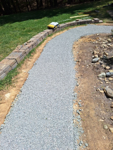 Paving Stones Being Laid