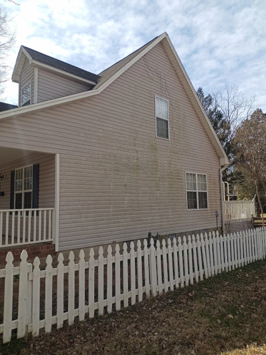 House Before Pressure Washing